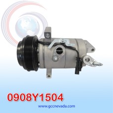 COMPRESOR CHEVROLET ONIX TURBO AÑO 19/23 / TACKER TURBO R-134-A 6PK 12V NEVADA ASIA