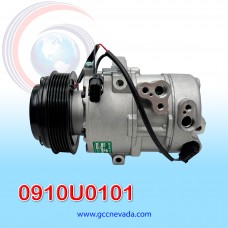 COMPRESOR HYUNDAI TUCSON / IX35 / KIA SPORTAGE 2.0L AÑO 10/15 R-134-A T/P 6PK 120MM 12V DVE16 NEVADA ASIA