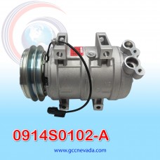 COMPRESOR MITSUBISHI SPORTERO / TRITON / NATIVA AÑO 05/14 / L200 08/15 R-134-A T/P 1A 125MM 12V DKS15D NAS