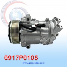 COMPRESOR RENAULT DUSTER TURBO 1.3L AÑO 2022 R-134-A T/P 7PK 110MM 12V SD7V16 NEVADA ASIA