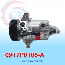 COMPRESOR RENAULT DUSTER / SANDERO / LOGAN / CAPTUR / TWINGO / NISSAN JUKE / VERSA AÑO 10/18 R-134-A T/P 7PK 100MM 12V CR08B NAS