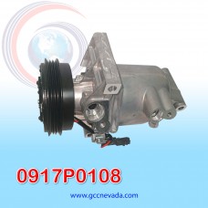 COMPRESOR RENAULT DUSTER / SANDERO / LOGAN / CAPTUR /  TWINGO  AÑO 17/24 R-134-A T/P 3PK 100MM 12V NEVADA ASIA