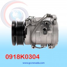 COMPRESOR TOYOTA 4RUNNER AÑO 03/09 / FJ-CRUISER 07/09 / HIACE 98/05 / TUNDRA 07/14 R-134-A T/P 7PK 125MM 12V 10S17C NEVADA ASIA