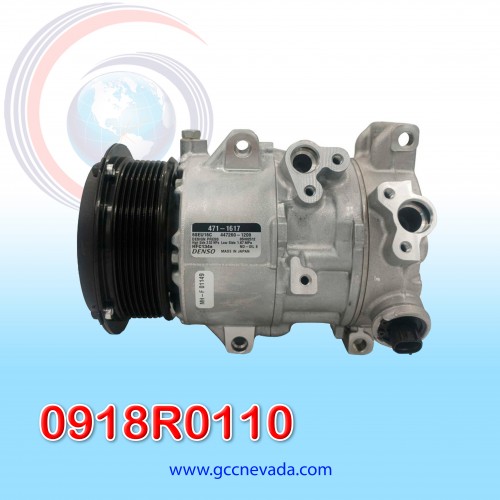 COMPRESOR TOYOTA RAV4 / CAMRY 2.4L AÑO 07-09 / HIACE 2.7L 06-18 T/P R-134-A 7PK 132MM 12V 6SEU16C DENSO JAPON COMPRESOR TOYOTA RAV4 / CAMRY 2.4L AÑO 07-09 / HIACE 2.7L 06-18 T/P R-134-A 7PK 132MM 12V 6SEU16C DENSO JAPON