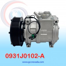 COMPRESOR JOHN DEERE TRACTOR R-134-A T/P 8PK 145MM 12V 10PA17C NAS