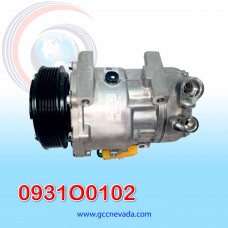 COMPRESOR CITROEN XSARA / PICASSO / PEUGEOT 406 / 607 AÑO 02/16 R-134-A T/P 6PK 12V NEVADA ASIA