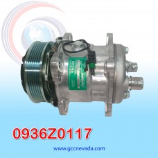 COMPRESOR 505 STD R-134-A 8 OREJAS T/ATRAS O-RING 6PK 12V NEVADA ASIA