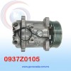 COMPRESOR 507 STD R-134-A 8 OREJAS TOMA VERTICAL O-RING 7PK 124MM 12V NEVADA ASIA