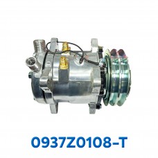 COMPRESOR 507 STD R-134-A 8 OREJAS TOMA VERTICAL O-RING 2A 125MM 12V ASIA