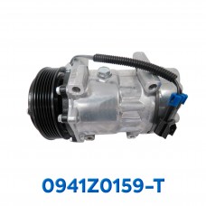 COMPRESOR 709 SD7H15 4085/4494/4757/4891 TOMA HORIZONTAL MUFFLER PAD WV R-134-A T/P 6PK 132MM 12V ASIA