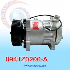COMPRESOR 709 SD7H15 4762 TOMA VERTICAL ORING JD R-134-A 8 OREJAS 8PK 123MM 24V NAS 