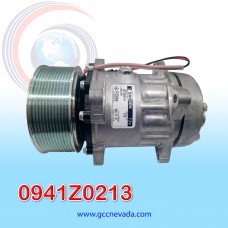 COMPRESOR 709 SD7H15 4138 TOMA VERTICAL MUFFLER PAD R-134-A 8 OREJAS 12PK 12V SANDEN JAPON