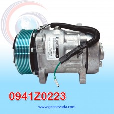 COMPRESOR 709 R134A 8PK 122MM 12V OREJAS PAD HORIZONTAL GV 4864 SANDEN USA