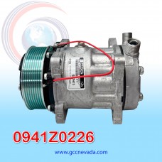 COMPRESOR 709 R134A 8PK 112MM 12V OREJAS ORING VERTICAL JD 4711 SANDEN USA