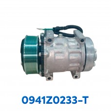 COMPRESOR 709 SANDEN FLX7 FREIGHTLINER / KENWORTH / MACK / PETERBILT / VOLVO / GM 8PK 119MM 24V R134A ASIA