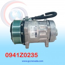 COMPRESOR 709 SANDEN FLX7 FREIGHTLINER / KENWORTH / MACK / PETERBILT 119MM PV8 24V R34A USA