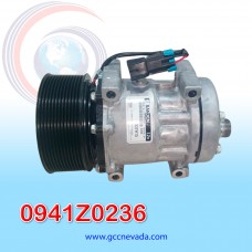 COMPRESOR 709 SANDEN SD7H15HD SUPER HEAVY DUTY FREIGHTLINER R-134-A 12PK 126MM 12V USA