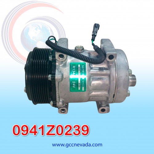 COMPRESOR 709 SANDEN SD7H15 CATERPILAR CT660 / CT680 8PK 119MM 24V R-134-A USA COMPRESOR 709 SANDEN SD7H15 CATERPILAR CT660 / CT680 8PK 119MM 24V R-134-A USA