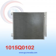 CONDENSADOR NISSAN QASHQAI / ROGUE AÑO 15/18 R-134-A C/FILTRO 56.5X48X1.2CM NEVADA ASIA