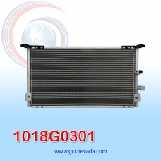 CONDENSADOR TOYOTA HILUX AÑO 00/04 R-134-A S/FILTRO 56.8X31X1.6CM NEVADA ASIA