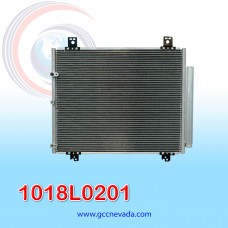 CONDENSADOR TOYOTA HIACE AÑO 06/13 R-134-A C/FILTRO 62.5X49.5X1.6CM NEVADA ASIA	