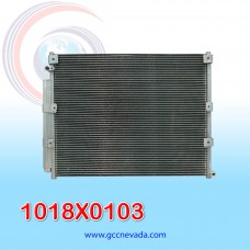 CONDENSADOR TOYOTA LAND CRUISER AÑO 00/07 / LEXUS LX470 98/07 R-134-A C/FILTRO 69X52X1.6CM NEVADA ASIA	