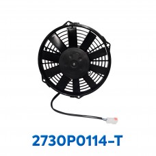 ELECTRO VENTILADOR UNIV 09" ASPA RECTA 90 WATT 12V SPAL ITALIA
