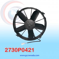 ELECTRO VENTILADOR UNIV 12" L ASPA RECTA 90 WATT 12V SPAL ITALIA