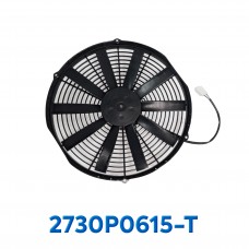 ELECTRO VENTILADOR UNIV 14" L ASPA RECTA 90 WATT 12V SPAL ITALIA