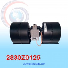 BLOWER MOTOR (RA3VCV) UNIV 2 EJES 12V C/RESISTENCIA C/CARACOL CCW GIRO IZQUIERDO SPAL ITALIA