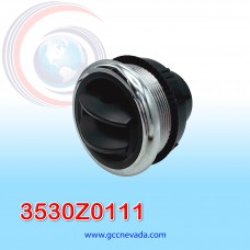 REJILLA UNIVERSAL P/EVAP 2 1/2" CROMADA REDONDA NEVADA ASIA