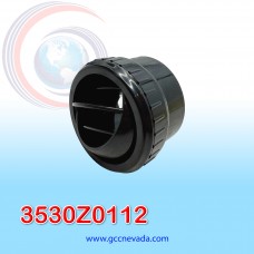 REJILLA UNIVERSAL P/EVAP 2 1/2" NEGRA REDONDA NEVADA ASIA
